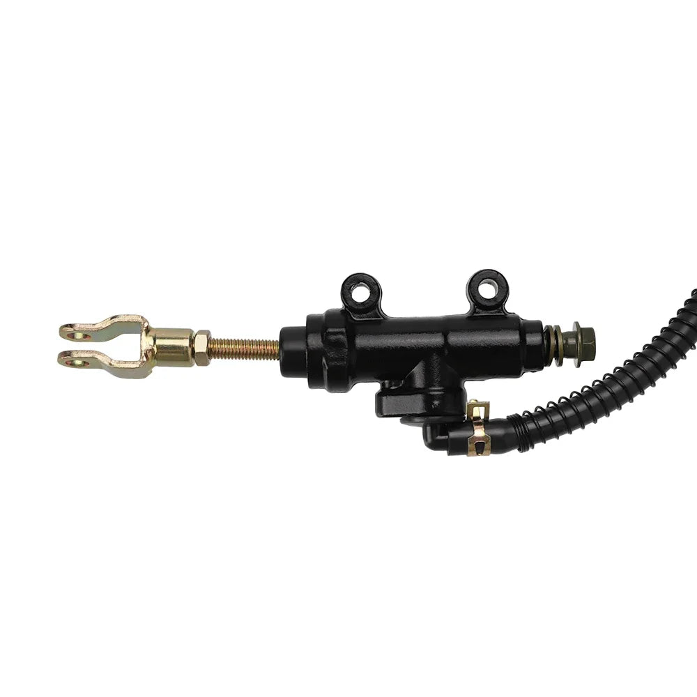 Universal Black Hydraulic Rear Foot Brake Master Cylinder Pump with Reservoir For Chinese ATV Quad Pit Dirt Bike Go Kart