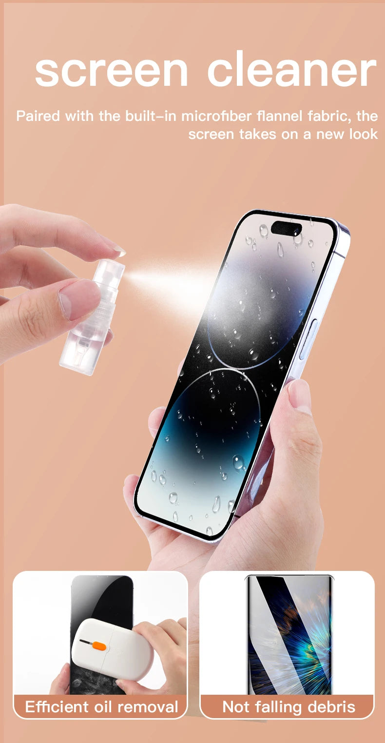 10-in-1 Digital Camera Headphone Phone Laptop Keyboard Cleaning Tool Set Cleaning Brush Screen Cleaner Charging Port Dust Brush