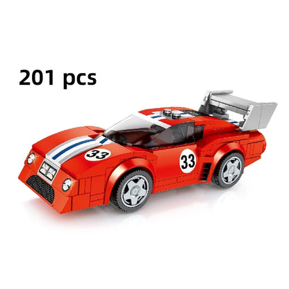 67 models City Racing Car Speed Champions Sports Building Blocks Bricks Classic Rally Super Racers F1 Great Vehicles kits toys