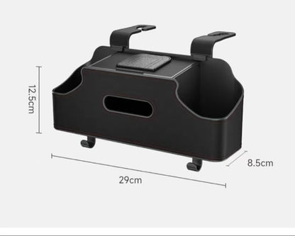 Baby Bottle Holder Car Seat Headrest Drink Cup Holder Rear Seat Kids Watching Movie Phone Holder Tissue Box Hanging Toys Hook