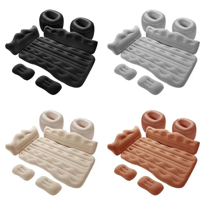 Cama inflable portátil para viajes en automóvil de 174*126 cm, colchón para acampar al aire libre, colchón de aire plegable trasero para automóvil, accesorios para automóvil