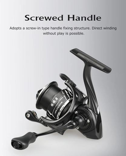 TSURINOYA NEW Spinning Fishing Reel ARTEMIS 800 1500S 2500SH 3000SH Shallow Spool Versatile Long Casting Reel High Speed Wheel