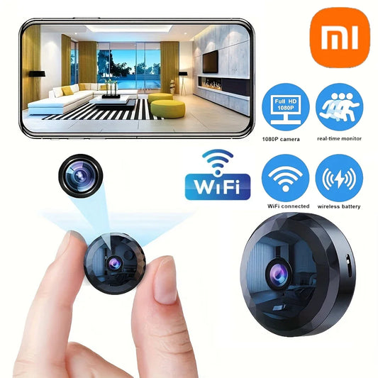 Cámara de seguridad inalámbrica Xiaomi Mini WiFi 1080P HD, protección de seguridad, videovigilancia por voz, versión nocturna