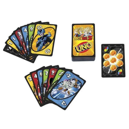 Original Dragon Ball Card UNO Anime Figure Goku Character Board Game Cards Multiplayer Party Toys