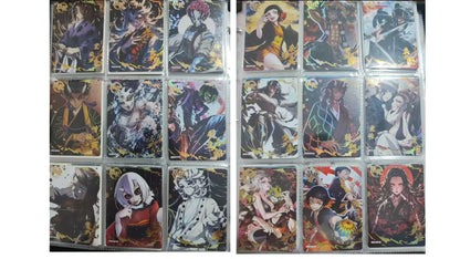Anime Demon Slayer Kamado Tanjirou Kochou Shinobu Iguro Obanai Kanroji Mitsuri Rare Collectible Cards Birthday Gifts Kid Toys