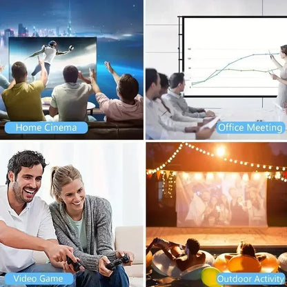 YG300 HD 320x240p Mini projecteur LED prise en charge HDMI USB TF lecteur audio domestique multimédia projecteur intelligent portable pour les voyages
