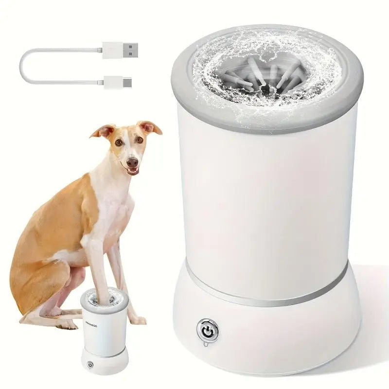 Lavadora automática de patas de perro, recargable por USB, para eliminar el polvo, la suciedad y el pelo, cómoda lavadora de patas de perro