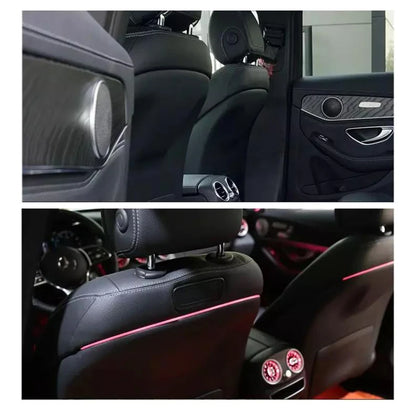 PMFC Ambient Light Rear Seat Light Backrest Luminous Light Modified 64 Colour For Mercedes Benz C Class W205 GLC X253