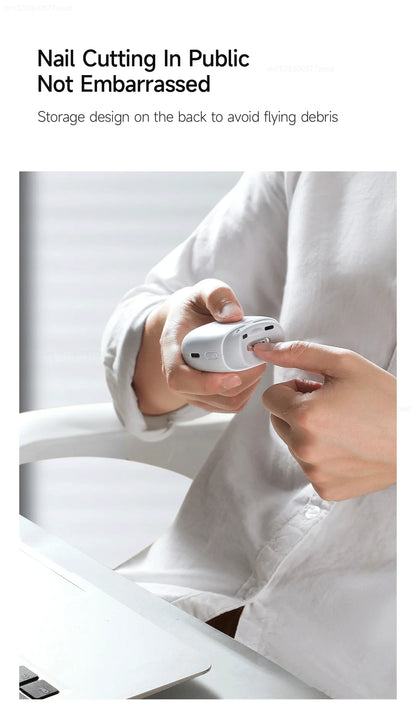 Cortauñas automático eléctrico Youpin Pro con recortador de luz, cortador de uñas, manicura para el cuidado de bebés y adultos, tijeras, herramientas