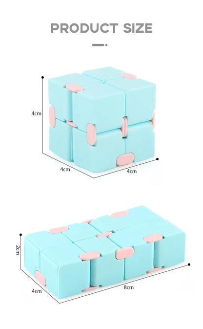 Starry Sky Infinity Cube Square Puzzle Toys Relieve Stress Hand Game Four Corner Maze Toys Children Adult Decompression fidget