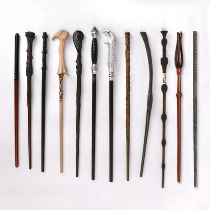 32-41cm Funny Magic Wands Resin Magic Wizard Wand Movie Dumbledore Snape Cosplay Props For Boys Girls Gift