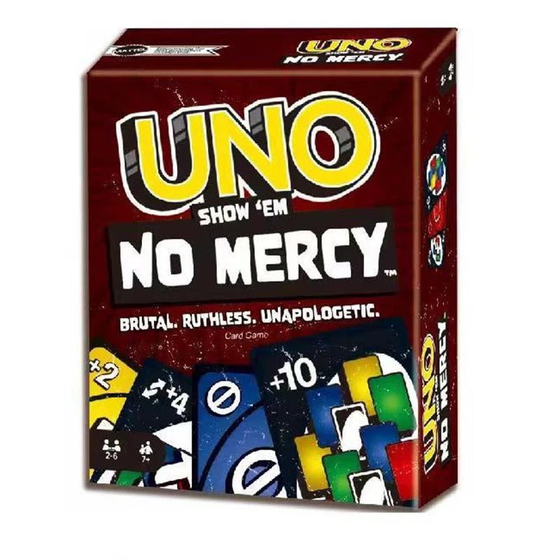 2025 New UNO Game Playing Cards Warleson Oliviera No Mercy Teenagers Unique Collectible Gift Child Board Game Toy