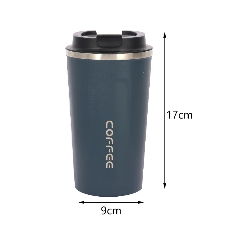 510ml Water Bottle Leakproof Travel Thermo Cup Double Stainless Steel For Tea Water Coffee Mug Car Thermos Mug