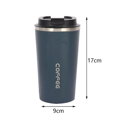 510ml Water Bottle Leakproof Travel Thermo Cup Double Stainless Steel For Tea Water Coffee Mug Car Thermos Mug