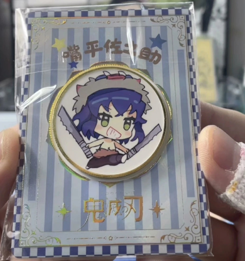Anime Demon Slayer Kamado Tanjirou Agatsuma Zenitsu Kochou Shinobu Kanroji Mitsuri Rare Collection Card Birthday Gift Toys