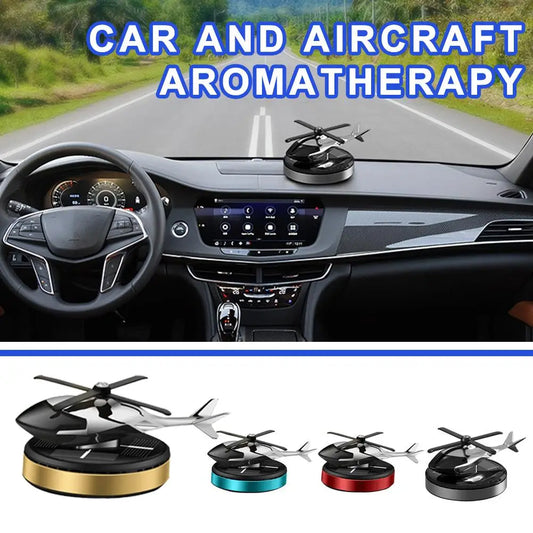 Solar Car Air Freshener Helicopter Propeller Fragrance Decor Flavoring Supplies Accessories Original Perfume Diffuser Inter X0L1