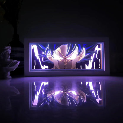 Anime One Piece Paper Cut Shadow Box Light Remote control model multiple colors Gamer Bedroom Decoration party present