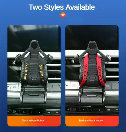 Racing Seat Design Car Phone Holder Mount Stand Suction Cup Smartphone Mobile Cell Support in Car Bracket for IphoneSamsung Mi