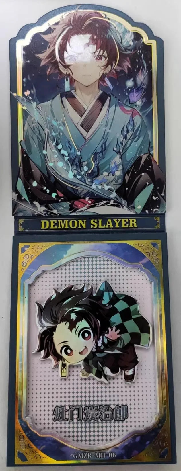 Anime Demon Slayer Kamado Nezuko Tanjirou Kanroji Mitsuri Kochou Shinobu Mh Collectible Card Toys Christmas Birthday Gifts