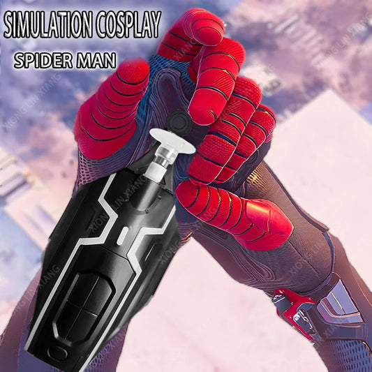 2024 Fully Automatic Spider-man: Far From Home Spiderman Web Shooters Spider Silk Rope Device Cosplay Props Toy Christmas Gift