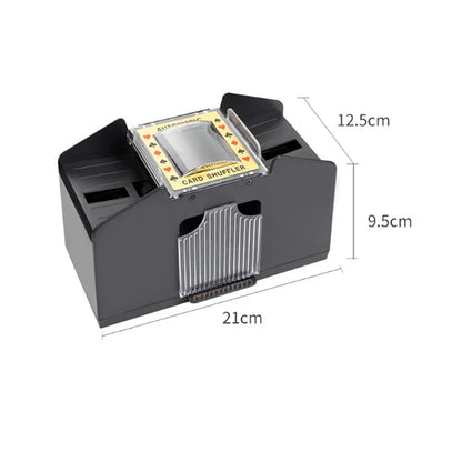 Mezclador automático de cartas para jugar, máquina clasificadora de póquer, dispensador para viajes, festivales, fiestas de Navidad, funciona con pilas