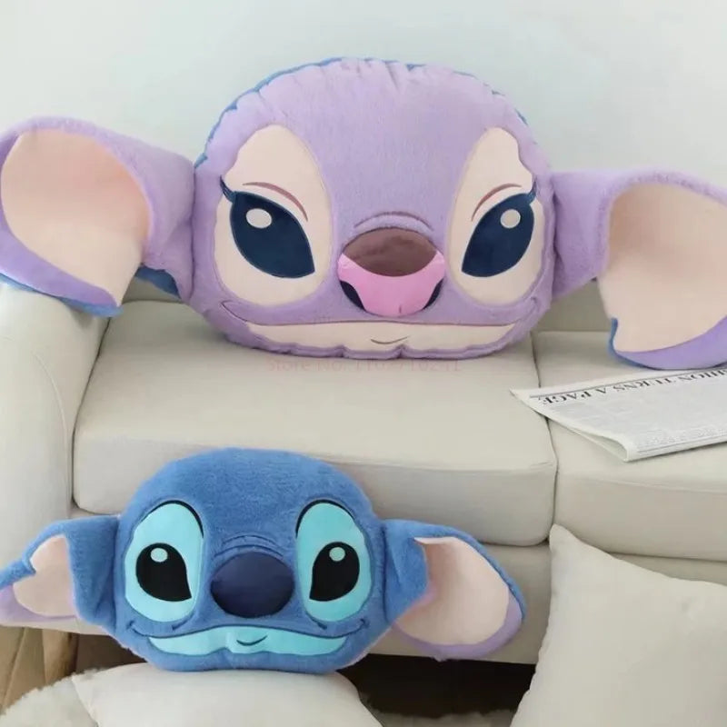 45/75/108cm Disney Stitch Kawaii Plush Toy Stuffed Animal Doll Double Sided Cushion Pillow Cartoon Room Cute Decor Anime Peluche