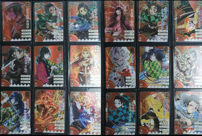 Anime Demon Slayer Kamado Nezuko Agatsuma Zenitsu Douma Akaza Sp Ssp Card Game Collection Rare Card Boy Birthday Present
