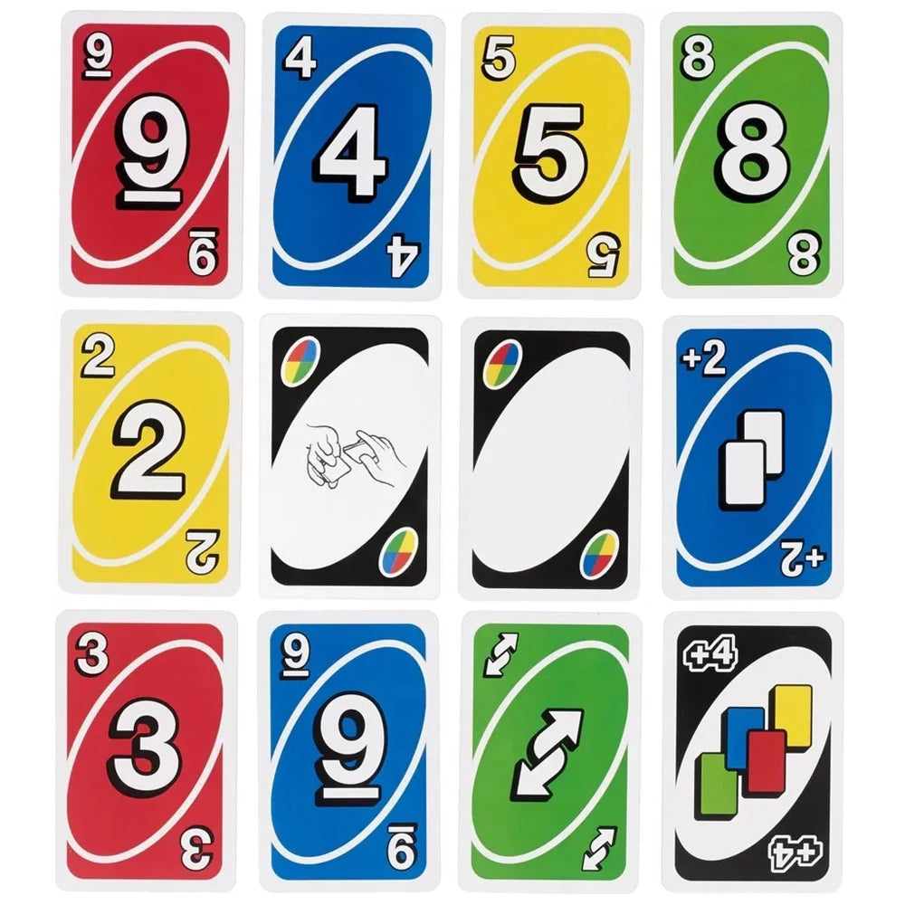ONE FLIP! Board Games Playing Cards UNO Harry Narutos TOTORO Christmas Card Table Game for Children Adults Kid Birthday Gift Toy