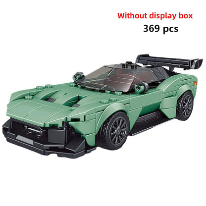 Technical Moc Car City Speed Champion Sports Car Racing Vehicle Building Blocks Brick Educational Construction Toys