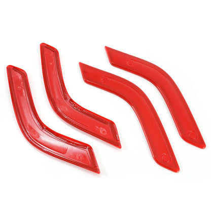 18 piezas de accesorios de decoración para el interior del coche, cubierta embellecedora para Jeep Wrangler JK JKU 2011 2012 2013 2014 2015 2016 2017 4 puertas