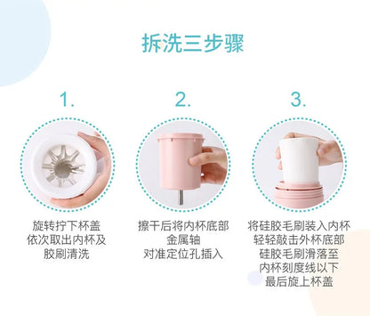 Pet Dog Automatic Foot Washing Cup Foot-Washing Machine Dog Cat Foot Massager Dog Paw Cleaning Dog Paw Washing Cleaning
