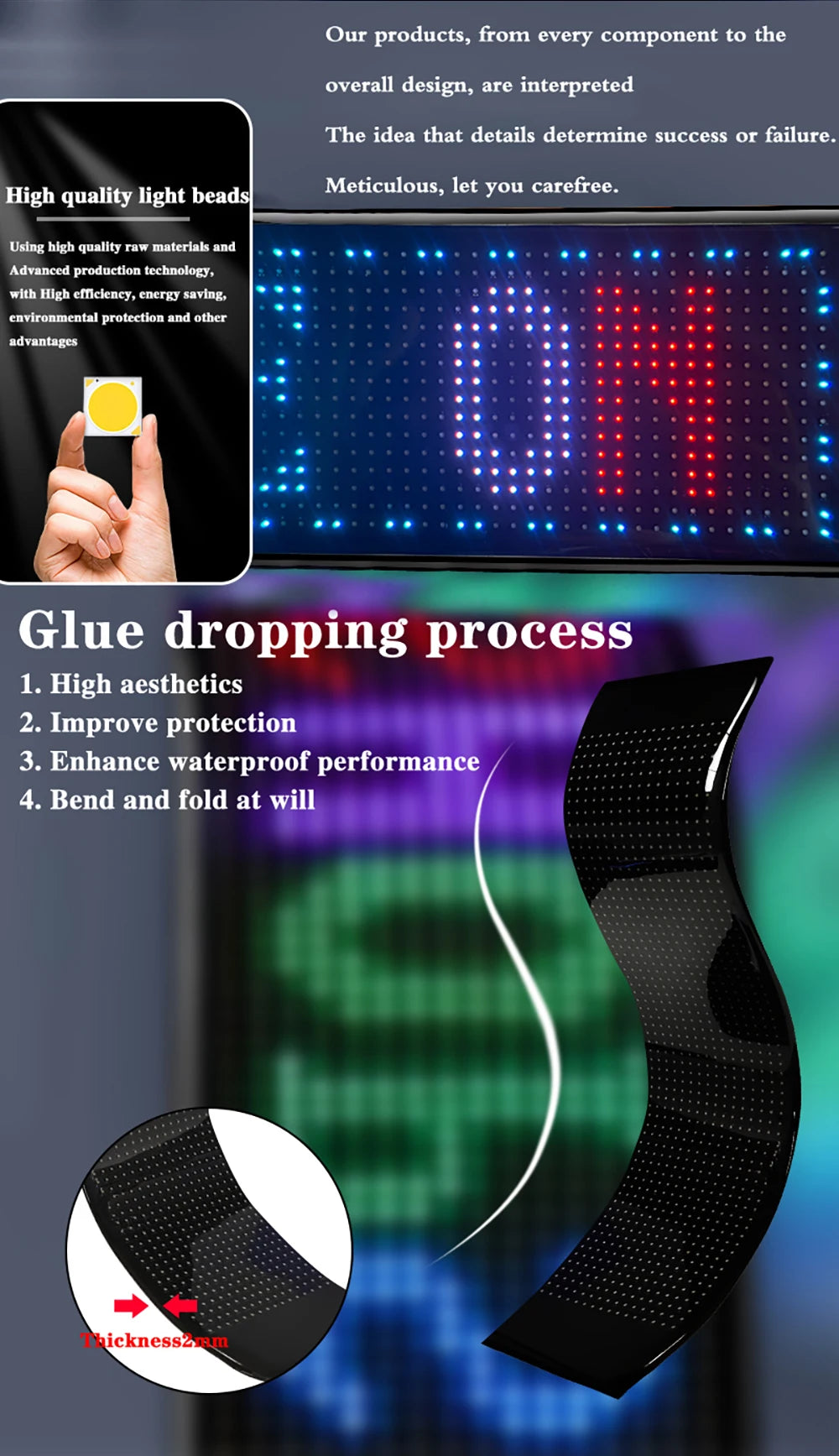 USB LED 5V Matrix Pixel Panel Light Bluetooth App Control Scrolling Advertising LED Car Sign Animation Programmable For Car Shop