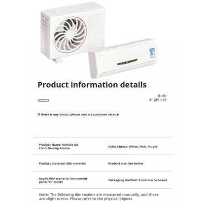 Solar Rotation Vehicle Air Freshener Conditioner Model Fragrance Perfume Car Scent Diffuser Conditioner Aromatherapy Fresheners
