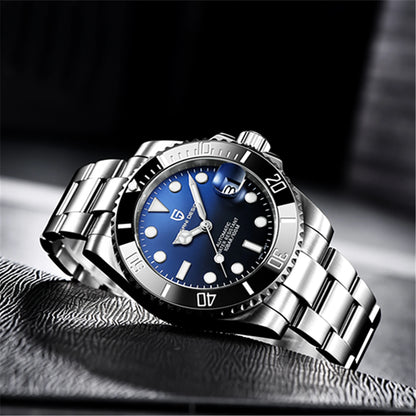 PAGANI DESIGN Men Automatic Mechanical Watches Luxury Sport Dive Clock NH35 Auto Date Sapphire 40MM Watch For Men reloj hombre