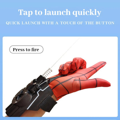 2024 New Ml Legends Spiderman Web Shooters Usb Charging Spider Man Wrist Launcher Cosplay Peter Parker Props Gloves Toys Gifts