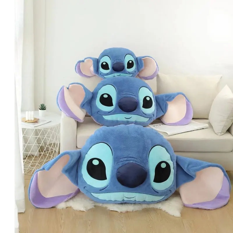 45/75/108cm Disney Stitch Kawaii Plush Toy Stuffed Animal Doll Double Sided Cushion Pillow Cartoon Room Cute Decor Anime Peluche