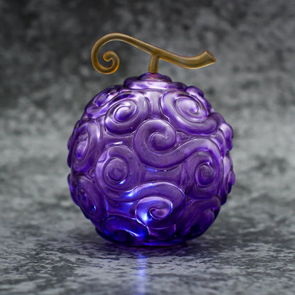 One Piece Cursed Devil Fruit Night Light 10CM Anime Action Figure Model Luffy Rubber Ace Burning Surgery Darkness LED Lamp Toys