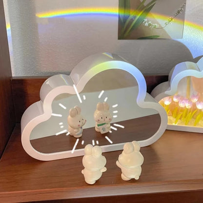 Tulip Light Cloud Mirror Table Lamps Lights Tulips Floral Lamp Nightlight DIY Material Accessories Decorations Wedding Gift