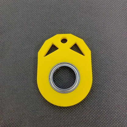 Alivia el aburrimiento Llavero Fidget Spinner Anti-Ansiedad Noctilucente Llavero Giratorio con Punta de Dedo Ligero Moderno Portátil