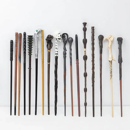 34-42cm Funny Magic Wands Resin Magic Wizard Wand Movie Dumbledore Snape Cosplay Props For Boys Girls Gift