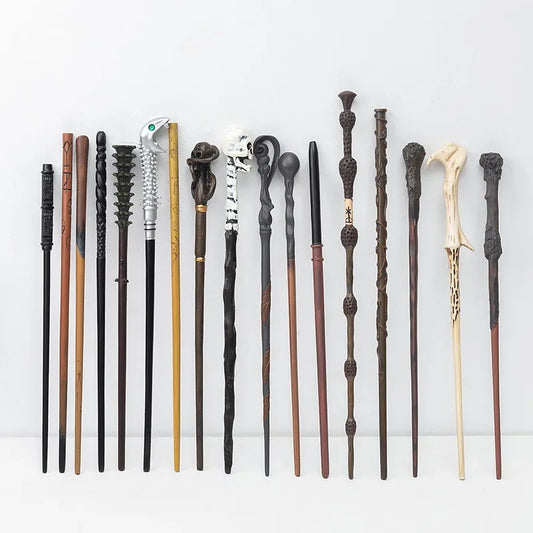 34-42cm Funny Magic Wands Resin Magic Wizard Wand Movie Dumbledore Snape Cosplay Props For Boys Girls Gift