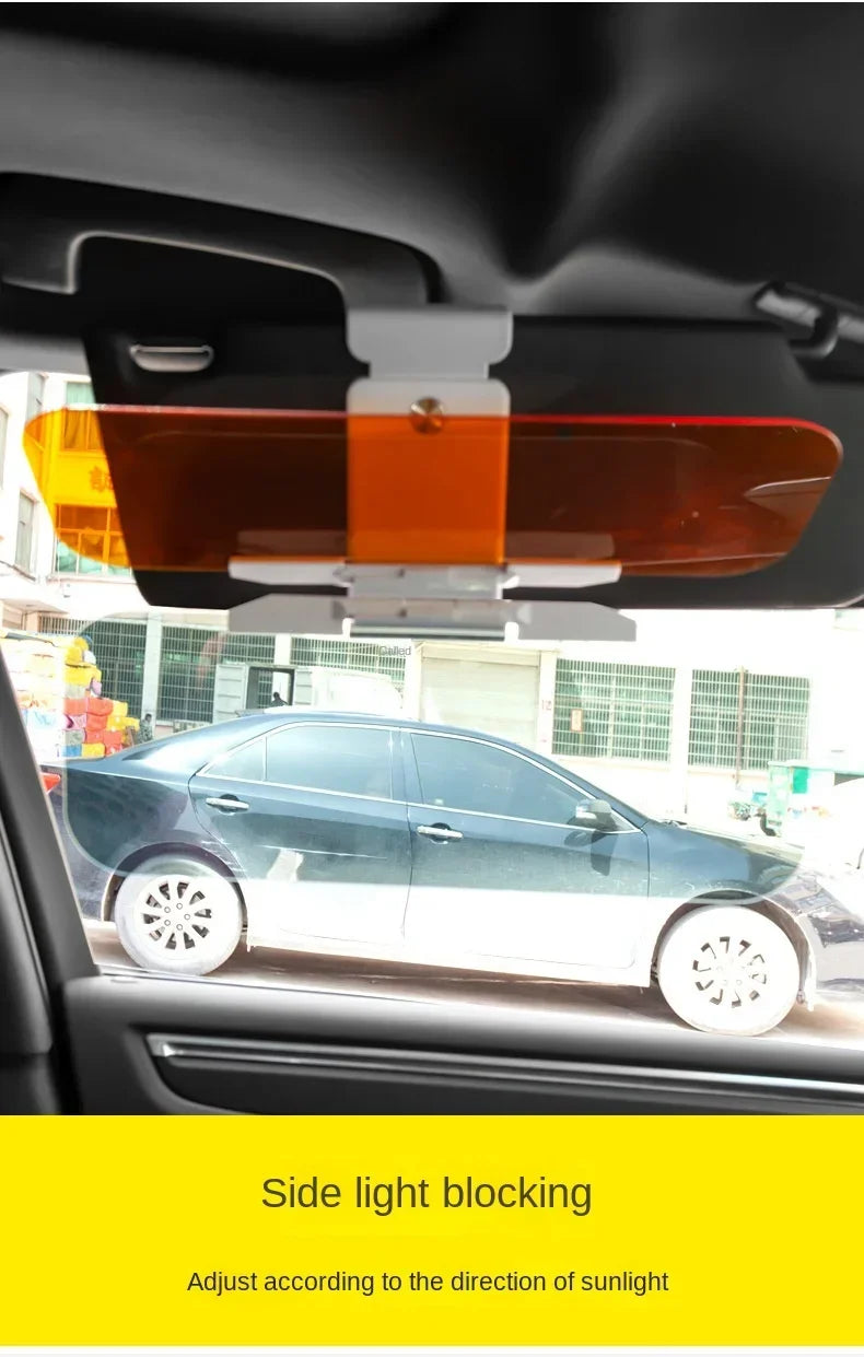 2 in 1 Car Sun Visor Goggle Night Vision Driving HD Anti Sunlight Dazzling Day Mirror Anti-UV Auto Interior Mirrors Sunshades