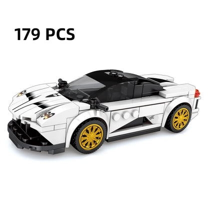 67 models City Racing Car Speed Champions Sports Building Blocks Bricks Classic Rally Super Racers F1 Great Vehicles kits toys