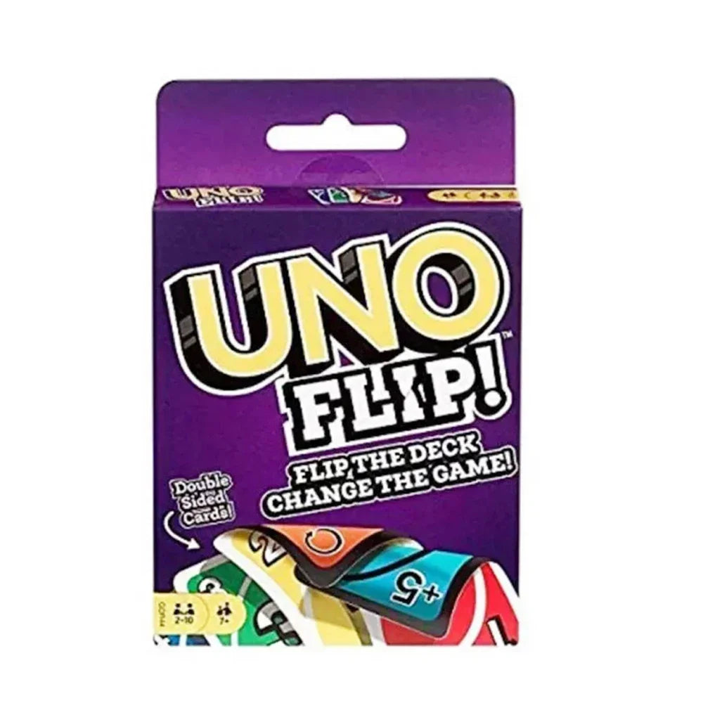 UNO FLIP! SHOWEM NO MERCY Family Funny Entertainment Board Game Fun Playing Cards Gift Box Uno Card Game