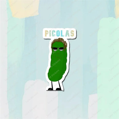 Picolas Cage 5PCS Stickers for Living Room Bumper Anime Cute Kid Car Art Print Window Home Decor
