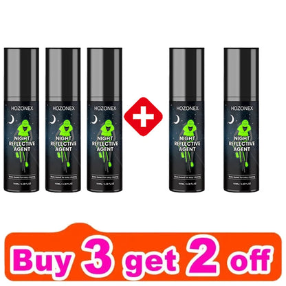 100ml Reflective Night Spray Paint For Night Riding Glow-in-The-Dark Paint Bright Spray Paint For Fabric Bicycles Skateboards