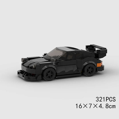 Racing Car City Speed Champions Sports Model Building Blocks DIY Bricks MOC Toy Classic Rally Super Racers Vehicle f1 technique