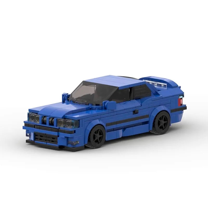 Bricklink Technical Car City Speed Champions M3 E30 E36 E46 GTR 635CSi 850CSi Vehicles Sets Building Blocks Toys Children Gift
