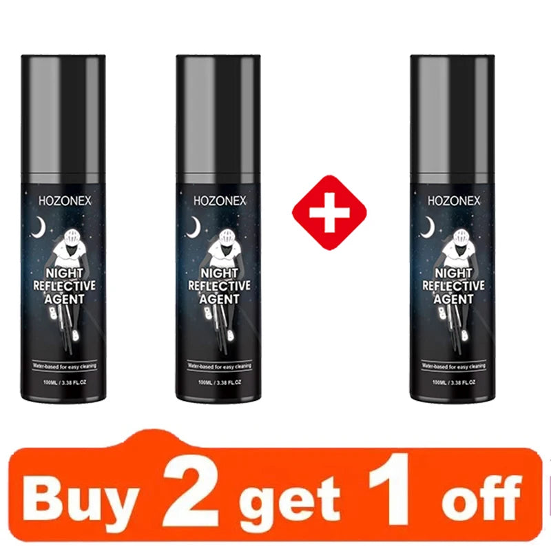 100ml Reflective Night Spray Paint For Night Riding Glow-in-The-Dark Paint Bright Spray Paint For Fabric Bicycles Skateboards