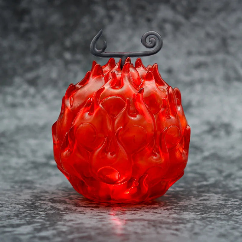 One Piece Cursed Devil Fruit Night Light 10CM Anime Action Figure Model Luffy Rubber Ace Burning Surgery Darkness LED Lamp Toys